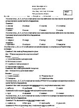 Đề kiểm tra học kỳ II môn Tiếng Anh Lớp 12 (Chương trình thí điểm) - Mã đề 101 - Năm học 2019-2020 (Có đáp án)